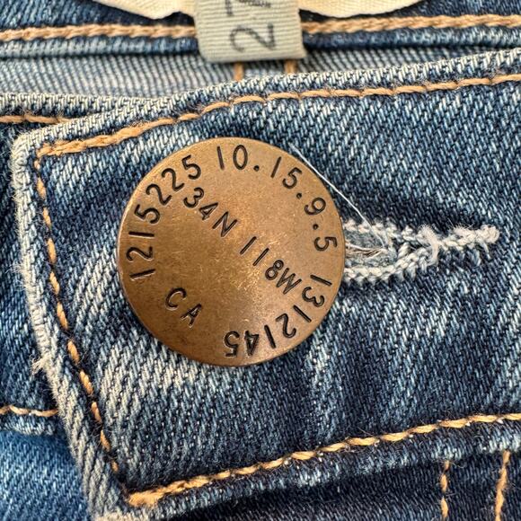 Current/Elliot The Girl Crush Dustbowl Bootcut Flared High Rise Denim Jeans- 27 - Picture 11 of 11